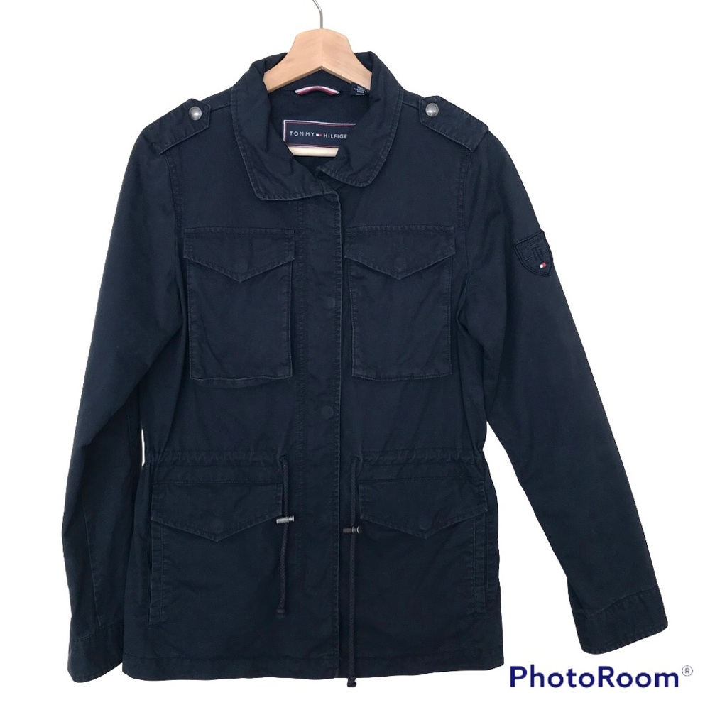 Tommy Hilfiger Utility Jacket | Navy Blue Light Jacket